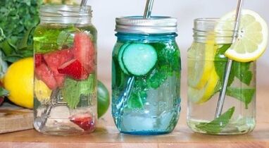 სასმელი დიეტის მენიუს ნიმუში 7 დღის განმავლობაში